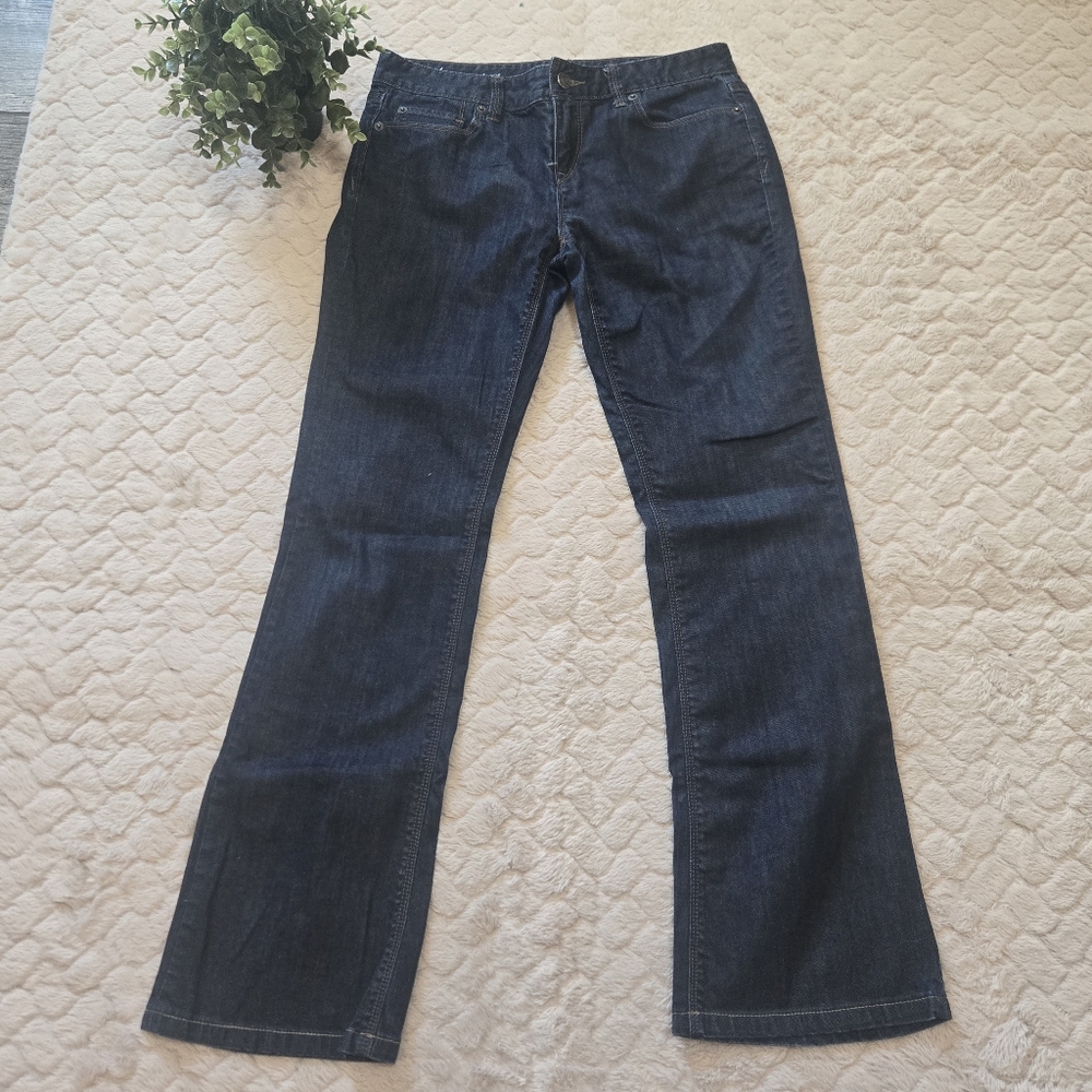 LOFT Women's Dark Blue Boot Cut Jeans